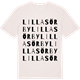 Vintage White t-shirt med Lilla Sörby ordlek t-shirt