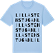 Blue Soul t-shirt med Lilla Stenstugan ordlek t-shirt