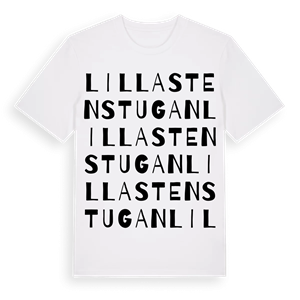 Lilla Stenstugan ordlek t-shirt – ekologisk bomull t-shirt från Pinshirt
