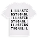 Lilla Stenstugan ordlek t-shirt
