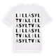 Lilla Syltvik ordlek t-shirt