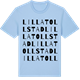 Blue Soul t-shirt med Lilla Tollstad ordlek t-shirt