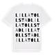 Lilla Tollstad ordlek t-shirt