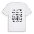 Lilla Tryserum ordlek t-shirt
