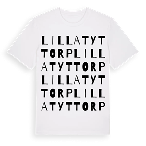 Lilla Tyttorp ordlek t-shirt – ekologisk bomull t-shirt från Pinshirt