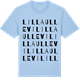 Blue Soul t-shirt med Lilla Ullevi ordlek t-shirt