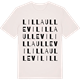 Vintage White t-shirt med Lilla Ullevi ordlek t-shirt