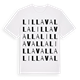 Lilla Valla ordlek t-shirt