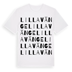 Lilla Vänge ordlek t-shirt – ekologisk bomull t-shirt från Pinshirt