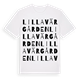 Lilla Värgården ordlek t-shirt