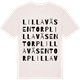Vintage White t-shirt med Lilla Väsentorp ordlek t-shirt
