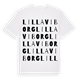 Lilla Viborg ordlek t-shirt