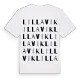 Lilla Vik ordlek t-shirt