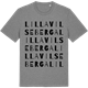 Mid Heather Gray t-shirt med Lilla Vilseberga ordlek t-shirt
