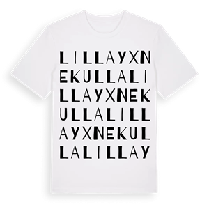 Lilla Yxnekulla ordlek t-shirt – ekologisk bomull t-shirt från Pinshirt