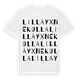 Lilla Yxnekulla ordlek t-shirt