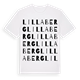 Lillaberg ordlek t-shirt