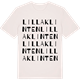 Vintage White t-shirt med Lillaklinten ordlek t-shirt