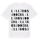 Lillängsudden ordlek t-shirt