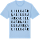 Blue Soul t-shirt med Lillbjärka ordlek t-shirt