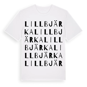 Lillbjärka ordlek t-shirt – ekologisk bomull t-shirt från Pinshirt