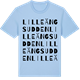 Blue Soul t-shirt med Lilleängsudden ordlek t-shirt