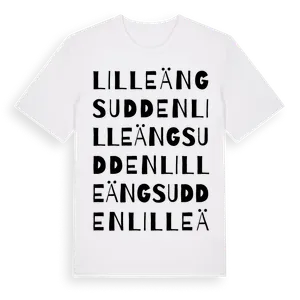 Lilleängsudden ordlek t-shirt – ekologisk bomull t-shirt från Pinshirt