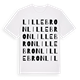Lillebron ordlek t-shirt