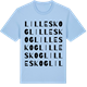 Blue Soul t-shirt med Lilleskog ordlek t-shirt