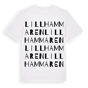 Lillhammaren ordlek t-shirt – ekologisk bomull t-shirt från Pinshirt