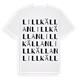 Lillkällan ordlek t-shirt