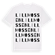 Lillmossen ordlek t-shirt
