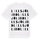 Lillsjölund ordlek t-shirt