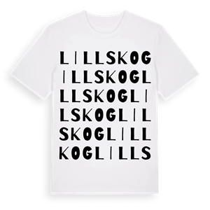 Lillskog ordlek t-shirt – ekologisk bomull t-shirt från PinShirt