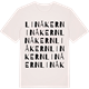 Vintage White t-shirt med Linåkern ordlek t-shirt