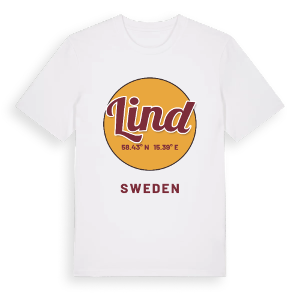 Lind cirkel t-shirt – ekologisk bomull t-shirt från Pinshirt