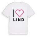 Jag älskar Lind t-shirt stort tryck