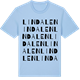 Blue Soul t-shirt med Lindalen ordlek t-shirt