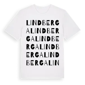 Lindberga ordlek t-shirt – ekologisk bomull t-shirt från Pinshirt