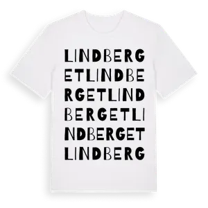 Lindberget ordlek t-shirt – ekologisk bomull t-shirt från Pinshirt