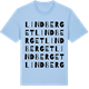 Blue Soul t-shirt med Lindberget ordlek t-shirt