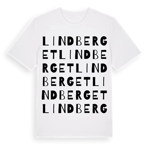 Lindberget ordlek t-shirt – ekologisk bomull t-shirt från PinShirt
