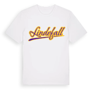 Lindefall baseball t-shirt – ekologisk bomull t-shirt från Pinshirt