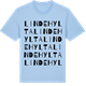 Blue Soul t-shirt med Lindehylta ordlek t-shirt