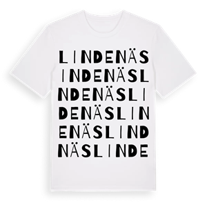 Lindenäs ordlek t-shirt – ekologisk bomull t-shirt från Pinshirt