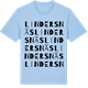 Blue Soul t-shirt med Lindersnäs ordlek t-shirt