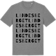 Mid Heather Gray t-shirt med Lindesberget ordlek t-shirt