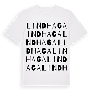 Lindhaga ordlek t-shirt – ekologisk bomull t-shirt från Pinshirt
