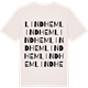 Vintage White t-shirt med Lindhem ordlek t-shirt