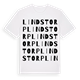 Lindstorp ordlek t-shirt